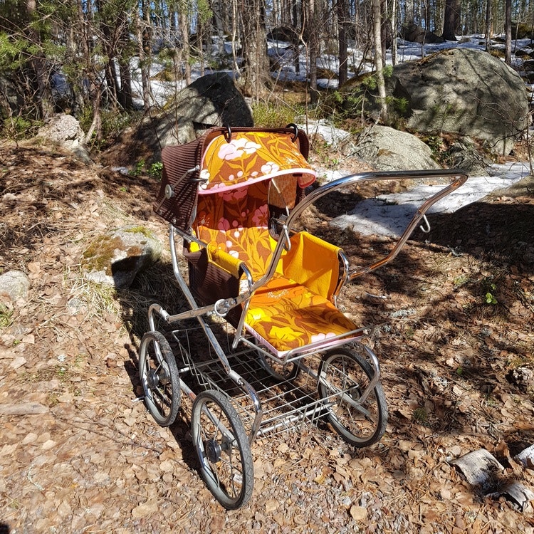 Retrovagndyna och solskärm