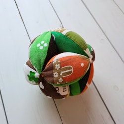 Gripboll brun/grön/orange