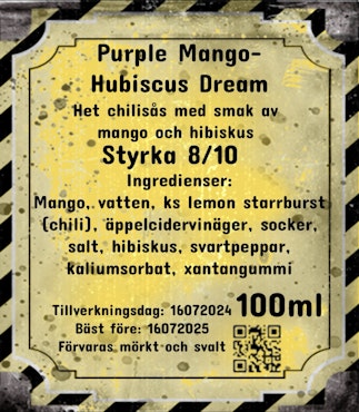 Purple-Mango Hibiscus Dream