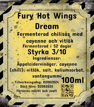 Fury Hot Wings Dream