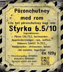 Päronchutney med rom
