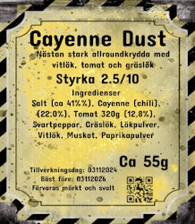 Cayenne Dust (nytt recept)