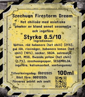 Szechuan Firestorm Dream