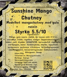 Sunshine mango chutney