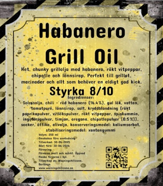 Habanero Grill Oil