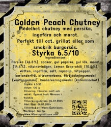 Golden Peach Chutney