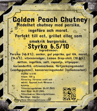 Golden Peach Chutney