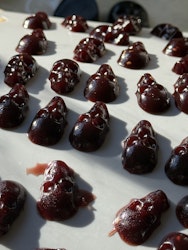 Salty Raspberry Skulls