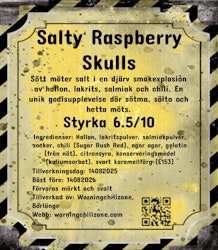 Salty Raspberry Skulls