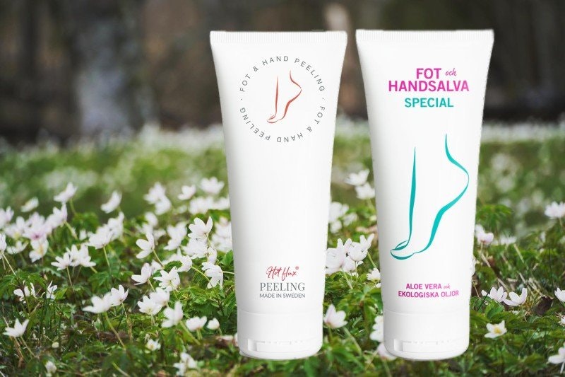 Peeling för både fot och hand