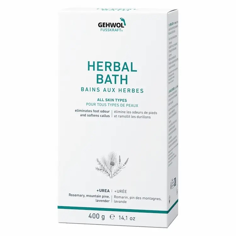 Gehwol Fusskraft Herbal Bath mjukgörande fotbad