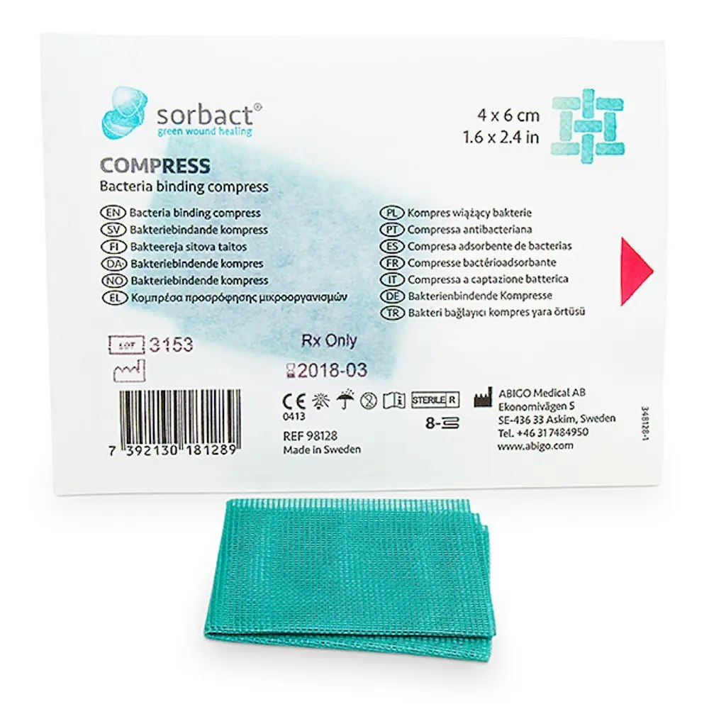 Product Image for Sorbact Kompress 4x6 cm