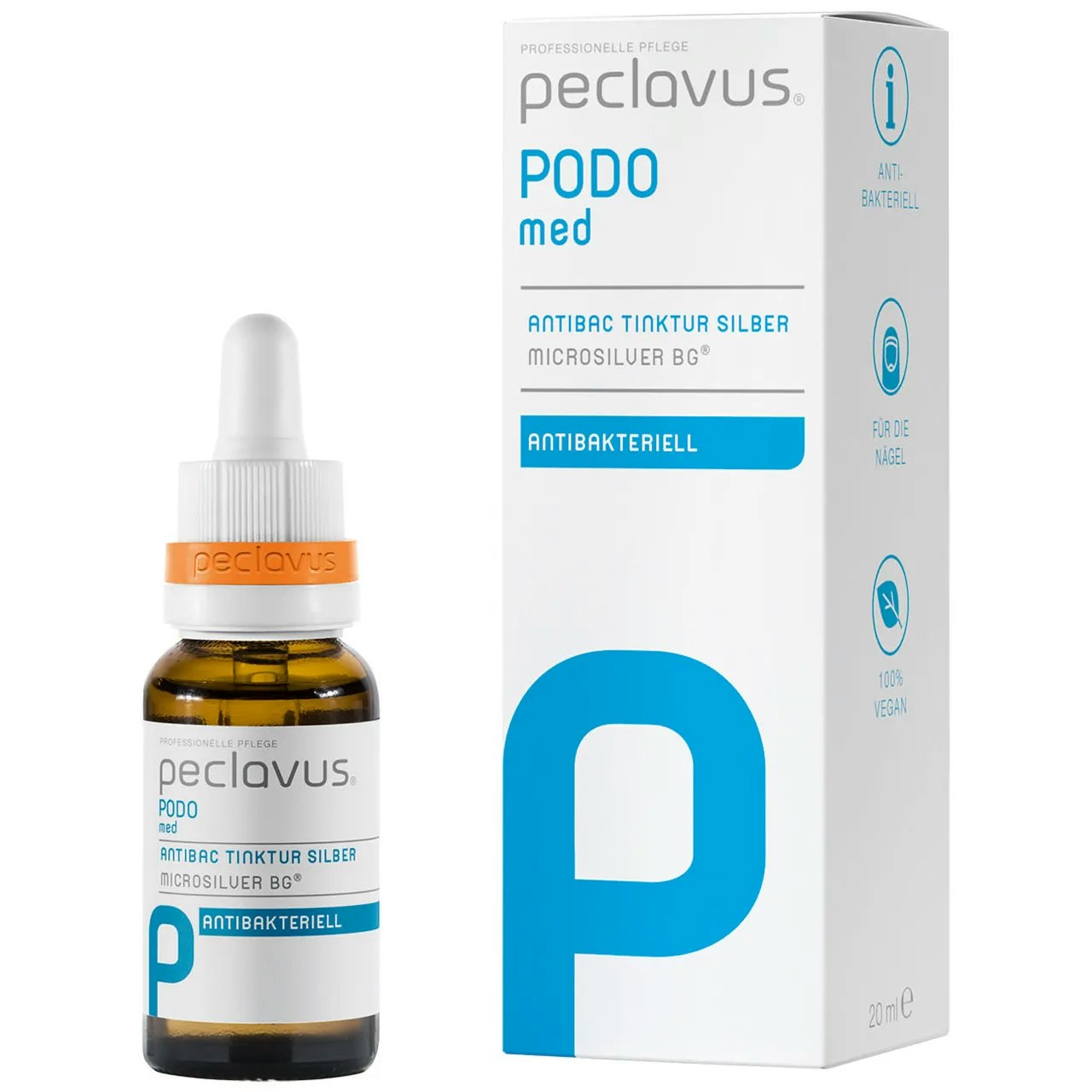 Peclavus® PODOmed AntiBAC-tinktur Silver