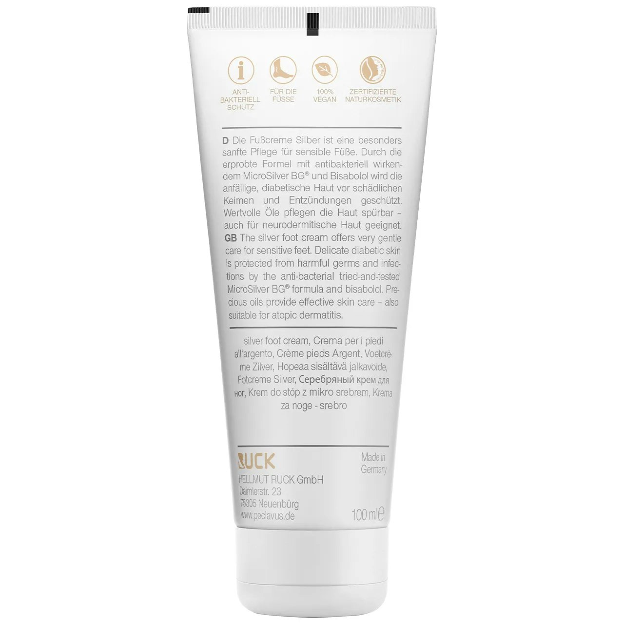 Peclavus® PODOdiabetic Fotcreme Silver 100ml