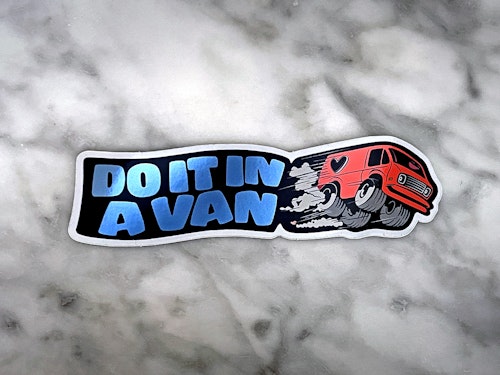 Do it in a van