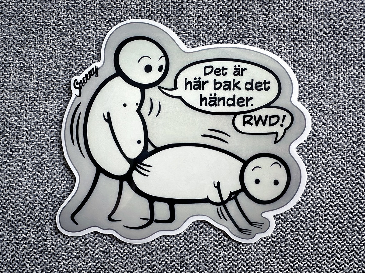 Bakhjulsdriften är den rätta driften