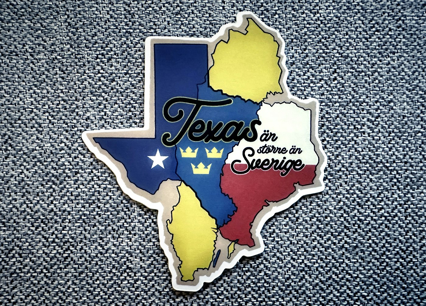 Texas är större än Sverige