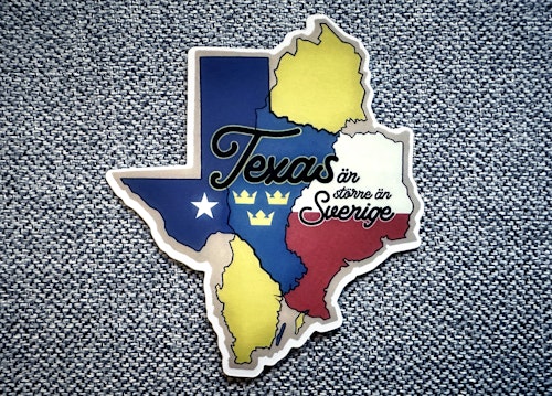 Texas är större än Sverige