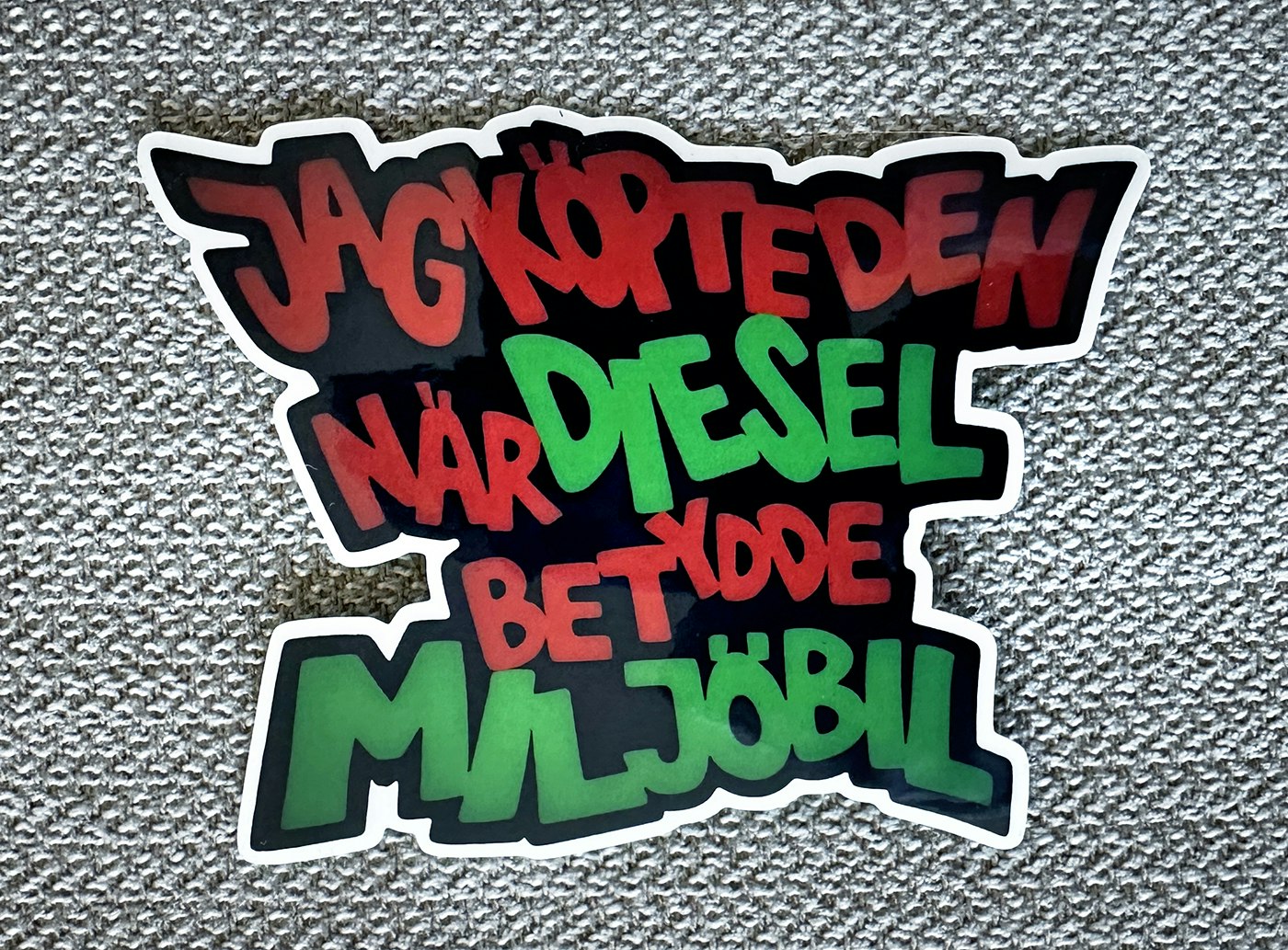 Jag köpte den när diesel betydde miljöbil
