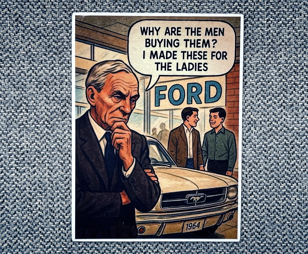 Mustang är en tjejbil