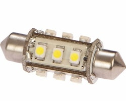 NauticLed navigationslampa LED spollampa 37mm - vit