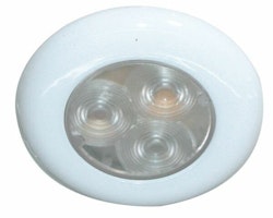 Ledlampa vit 12 V - vitt ljus, utanpåliggande eller inbyggna