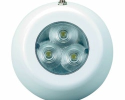 LED-lampa med kont.12/24 V -vitt ljus IP67