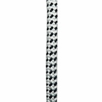 1852 förtöjningslina dubbelflätad 18 mm 6 m vit/svart