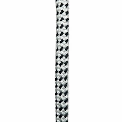 1852 förtöjningslina db. flätad 18 mm 15 m vit/svart