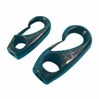 Nylonkrok svart 6 mm, 4 st
