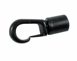 Nylonkrok svart för 5-6 mm elastisk