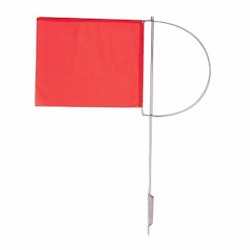 Vindvisare röd flagga 130 mm
