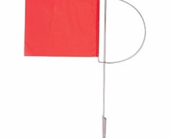 Vindvisare röd flagga 195 mm