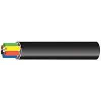 7-ledar-trailerkabel, 6x1mm2 + 1x2mm2 (svart) 100m