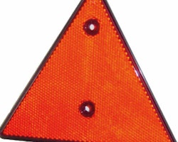 Röd varningstriangel 70mm