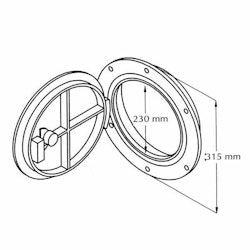 Lucka Ø315mm