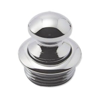 Foresti rosett/knopp för dörr förkromad, 16mm