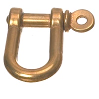 Mässing D-schackel 8 mm