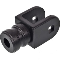 Gaffeländbeslag till 30mm rör