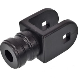 Gaffeländbeslag till 30mm rör