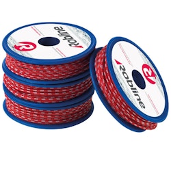 Robline Mini line med UHMWPE Röd/Silver låda 1,7mmx10m, 10st