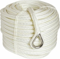 1852 Ankarlina flätad polyester m RF kaus vit 14 mm 40 meter