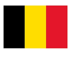 1852 Gästflagga Belgien, 30x45cm
