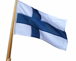 Båtflagga Finland, 50x30 cm