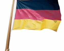 Båtflagga polyester Tyskland, 70x42 cm