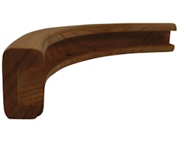 Roca U-list utsida teak 50/90º, spår 13mm