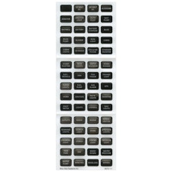 Blue Sea Systems Contura etikett-kit svart