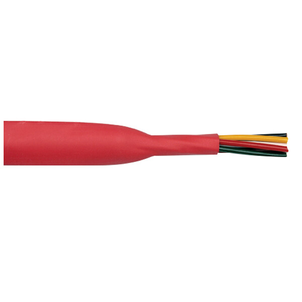 OceanFlex krympslang Ø: 12,7-6,4mm L:15cm röd, 10 st