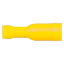 Honkontakt rund gul 5.0 mm, 10 st
