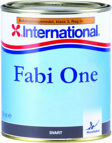 International fabi one bottenfärg, svart 2,5l